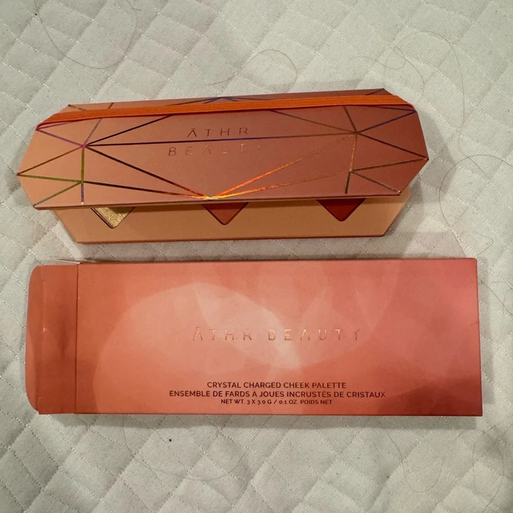 AIHR Beauty Cheek Palette with Gold and Orange Shades
